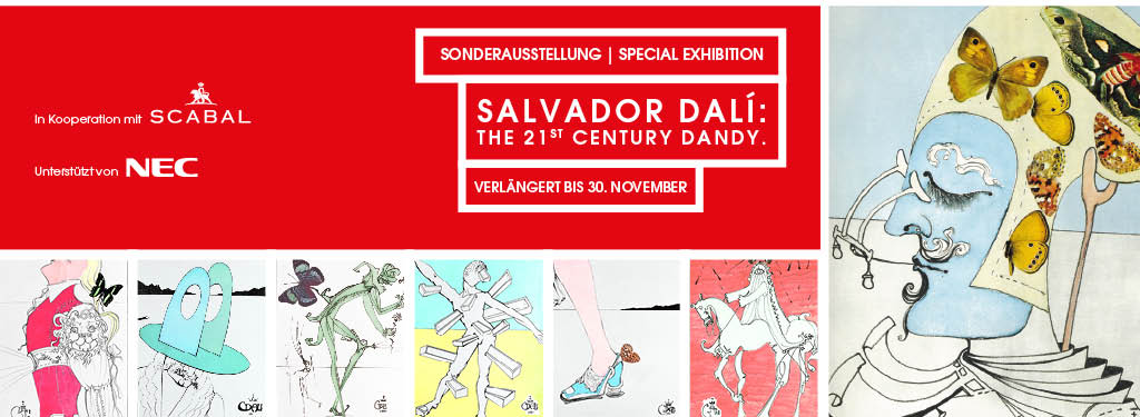 Special exhibition “Salvador Dalí: The 21st Century Dandy“ will be extended until November 30th 2017 